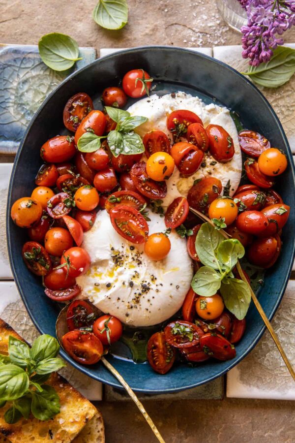 Burrata with Marinated Tomatoes