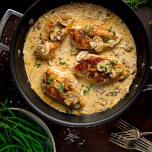 Chicken Breast with White Wine Sauce