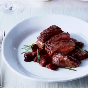 Duck with Cherry Sauce
