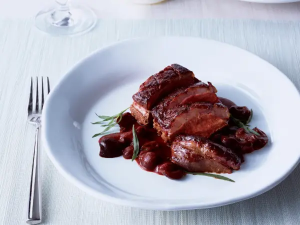 Duck with Cherry Sauce