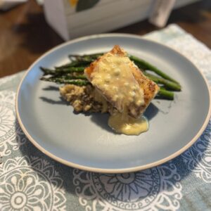 Seabass with Truffle Risotto